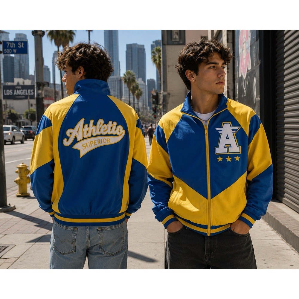 Fifth Loop Windbreaker Hyper Royal- Streetwear Sz S Zip-up Athletic Track Jacket